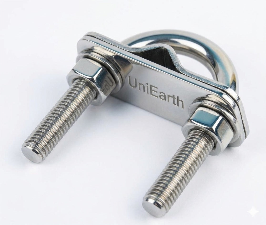 U-bolt Rebar to Conductor Clamps