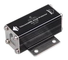 RJ11 surge protector for 1 telephone line (MJ6-1T)